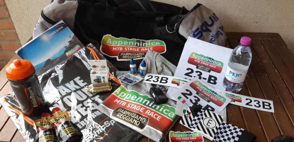 A RICH GOODIE BAG FOR APPENNINCA MTB PARMIGIANO REGGIANO STAGE RACE